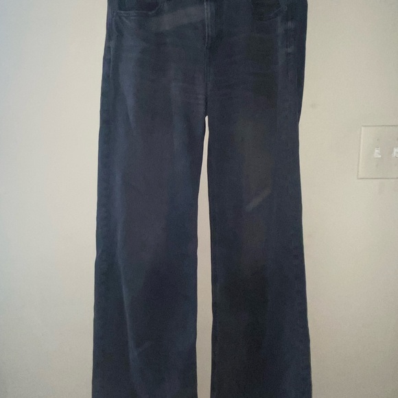 American Eagle Women's Low Rise Straight Leg Black Black Skater Jeans - Picture 2 of 8